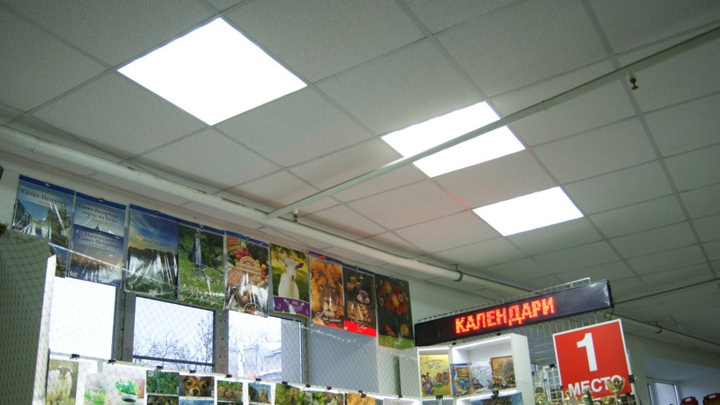 Освещение торговых залов
