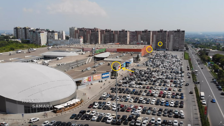 Освещение ТЦ Космопорт